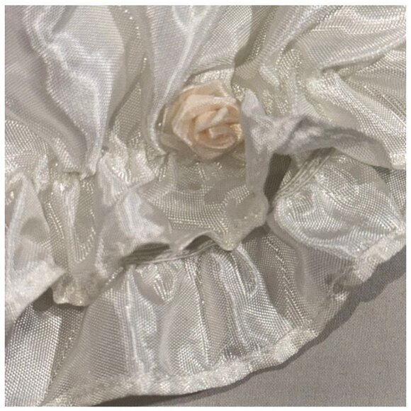 Vintage Baby Velvet & Lace Dress Set With Bloomers - Picture 4 of 12